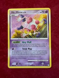 Pokemon TCG Mr. Mime Non-Holo 30/123, Mysterious Treasures (NM/LP) - Image 1