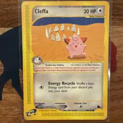 Pokemon Nintendo Cleffa 48/144 Expedition Base Set Common Regular 30 HP Card - Image 1