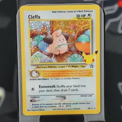 Cleffa 20/111 Holo Pokemon Card Celebrations Classic Near Mint/Mint (NM/M) - Image 1