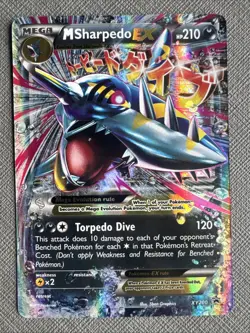 M Sharpedo EX #XY200- 2017 Pokemon XY Black Star Promos! NM - Image 1