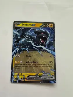 Zekrom ex 034/086 Holo Double Rare Black Bolt Pokemon Near Mint - Image 1