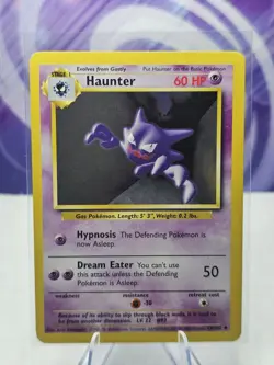 Pokemon TCG Haunter Base Set 29/102 Unlimited 1999-2000 Wizards Base Set LP - Image 1