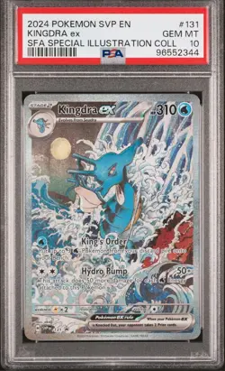 2024 POKEMON SVP SPECIAL ILLUSTRATION COLLECTION PROMO #131 KINGDRA EX PSA 10 - Image 1