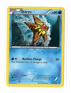 Staryu 33/146 Lightly Played - XY Base Set Pokemon Card LP - Image 1