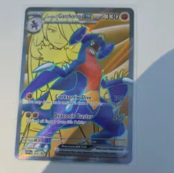 Pokemon TCG Cynthia's Garchomp ex SVP 204 Full Art Holo Promo 330 HP EN - Image 1