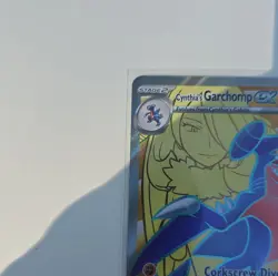 Pokemon TCG Cynthia's Garchomp ex SVP 204 Full Art Holo Promo 330 HP EN - Image 2