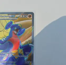 Pokemon TCG Cynthia's Garchomp ex SVP 204 Full Art Holo Promo 330 HP EN - Image 3