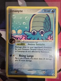 Pokemon TCG Omanyte 60/92 Common Legend Maker NM - Image 1