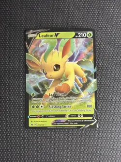 Pokemon TCG Leafeon v Crown Zenith Holo Ultra Rare Card 013/159 NM Condition - Image 1
