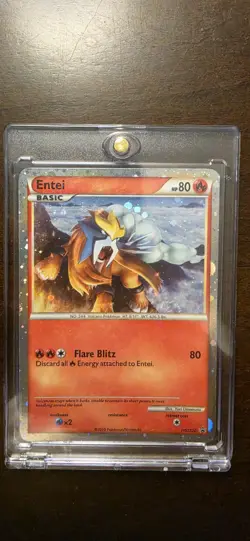 Pokemon Co. Entei HGSS20 HeartGold SoulSilver Holo Promo EN HP80 - Image 1