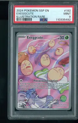 PSA 9 Exeggcute - 192/191 - Surging Sparks Graded Pokemon - Image 1