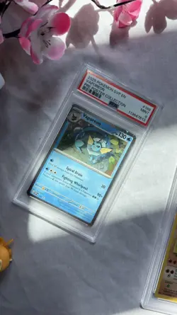 2025 Pokemon SVP EN Vaporeon Pre Poster Collection PSA Mint 9 UK seller - Image 1