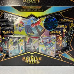 Pokemon TCG: Shining Fates Premium Collection Set - Shiny Crobat/Dragapult VMAX - Image 3