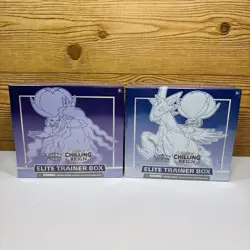 Pokemon Chilling Reign Elite Trainer Box Sword Shield (Set Of 2) - Sealed Tear** - Image 1