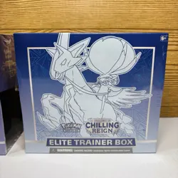 Pokemon Chilling Reign Elite Trainer Box Sword Shield (Set Of 2) - Sealed Tear** - Image 2