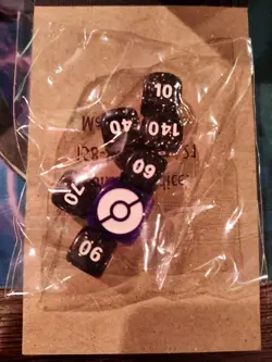 Pokemon TCG Trainer Toolkit Damage Counter Dice Blue And Black - Image 1