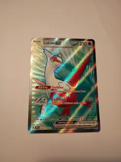 LATIAS EX Pokemon TCG Surging Sparks 220/191 Full Art Ultra Rare Holo NM - Image 1