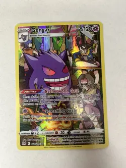 Pokemon Gengar Trainer Gallery #TG06/TG30 Swsh11: Lost Origin NM Condition - Image 3