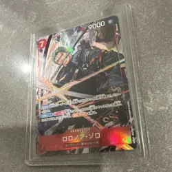 Bandai One Piece CCG Roronoa Zoro EB04-007 Character Card 9000 Power Holo - Image 2