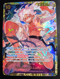 Monkey.D.Luffy OP05-119 Reprint One Piece SEC (PRB-01) FOIL Purple - Image 1