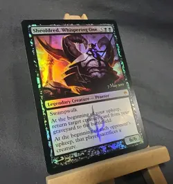 Magic The Gathering Sheoldred, Whispering One ( 2011 Prerelease Card) FOIL LP - Image 1