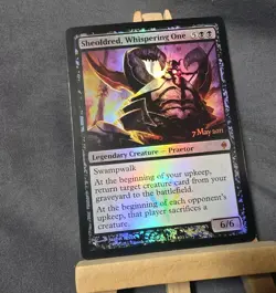 Magic The Gathering Sheoldred, Whispering One ( 2011 Prerelease Card) FOIL LP - Image 5