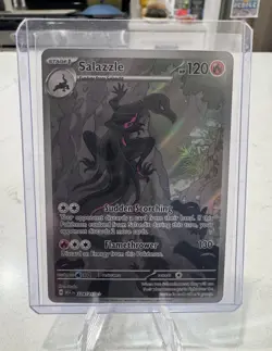 Pokemon Salazzle ASC EN 224/217 Holo Stage 1 2026 Trading Card NM IR - Image 1