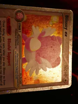 HP Pokemon BLISSEY EX Card UNSEEN FORCES Set 101/115 Holo Foil Ultra Rare 2005 - Image 4
