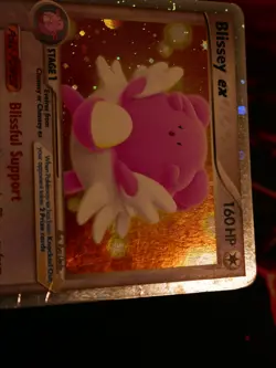 HP Pokemon BLISSEY EX Card UNSEEN FORCES Set 101/115 Holo Foil Ultra Rare 2005 - Image 5