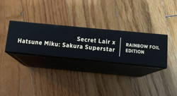 Secret Lair x Hatsune Miku Sakura Superstar Foil JP SEALED CARDS Opened Box - Image 2