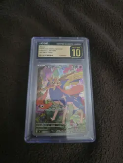 CGC 10 PRISTINE Zacian 087/080 Inferno X Art Rare Holo Japanese Pokemon Card TCG - Image 1