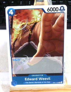 One Piece Card Edward Weevil EB01-023, Rare Holo #44 - Image 1