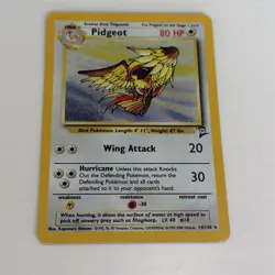2000 Pokemon PIDGEOT Base Set 2 HOLO Foil Card 14/130 WotC Rare - Image 2