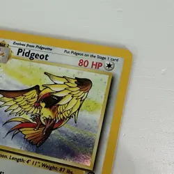 2000 Pokemon PIDGEOT Base Set 2 HOLO Foil Card 14/130 WotC Rare - Image 5