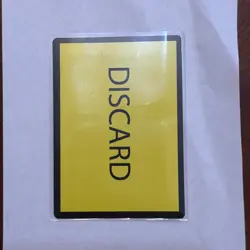 Lorcana Into The Inklands Discard Yellow Card - Image 1