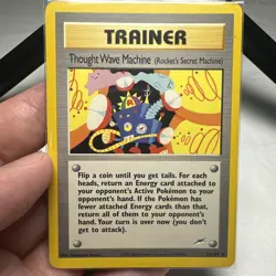 Pokemon TCG Neo Destiny WOTC - Thought Wave Machine 96/105 Rare Trainer - Image 1