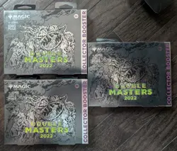 Lot of 3x Magic Double Masters 2022 Collector Booster Boxes SEALED - Image 1