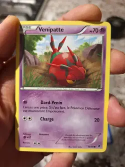 Venipede 38/98 FRENCH BW Emerging Powers 2011 French NM Non-Holo Pokemon TCG - Image 1