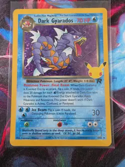 Pokemon Celebrations Dark Gyrados 8/82 25th Anniversary Holo - Image 1
