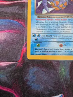 Pokemon Celebrations Dark Gyrados 8/82 25th Anniversary Holo - Image 4