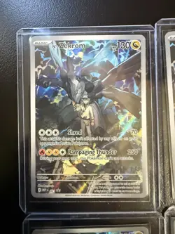 Pokemon TCG Ascended Heroes ETB N's Zekrom 031 PROMO Holo Full Art Sleeved (4) - Image 2