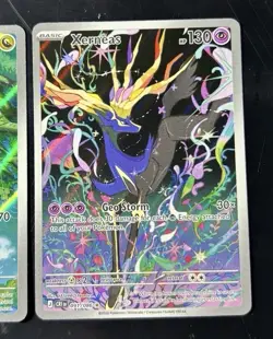 Pokemon TCG Holo Full Art Lot 2 Chaos Rising: Sliggoo 095/086 Xerneas 091/086 - Image 3