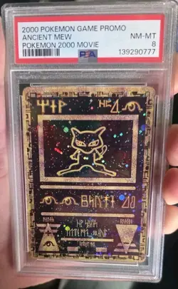 2000 POKEMON GAME MOVIE POKEMON 2000 MOVIE ANCIENT MEW PSA 8 - Image 3