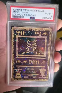 2000 POKEMON GAME MOVIE POKEMON 2000 MOVIE ANCIENT MEW PSA 8 - Image 4