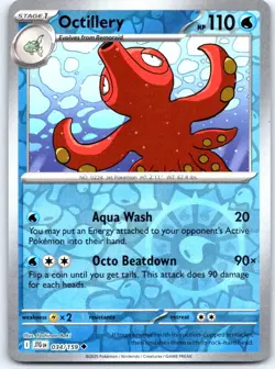 Octillery 034/159 Uncommon Journey Together Pokemon Reverse Holo NM - Image 1