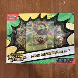 New Pokemon TCG Mega Evolution Ascended Heroes Mega Meganium EX Box SEALED 🔥 - Image 1