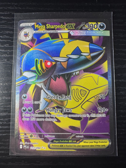 Pokemon TCG: Phantasmal Flames Mega Sharpedo ex 113/094 - Ultra Rare - Full Art - Image 1