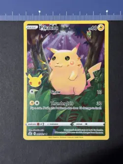 Pokemon TCG Pikachu 005/025 Holo 25th Anniversary Celebrations NM - Image 1