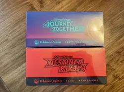 Pokemon Center ETB Destined Rivals & Journey Together Lot - New / Sealed - Image 5