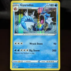 Gyarados 040/192 NM Holo Rebel Clash Near Mint Foil Pokemon TCG Set Card 40/192 - Image 1